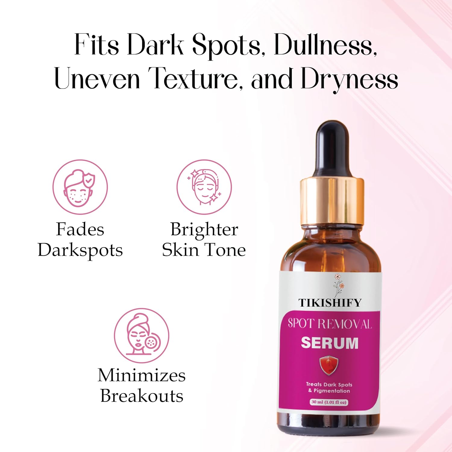 Spot Removal Serum, Treats Dark Spots & Pigmentation, 30ml (1.01 fl oz)