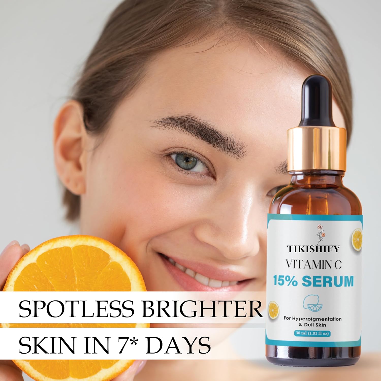 Vitamin C 15% Serum for Hyperpigmentation & Dull Skin, 30ml