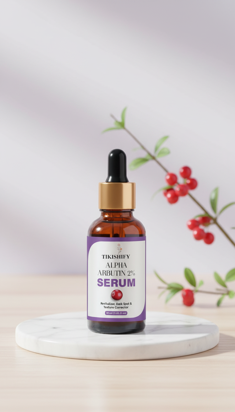 Alpha Arbutin 2% Serum, Revitalizer, Dark Spot & Texture Corrector, 30ml