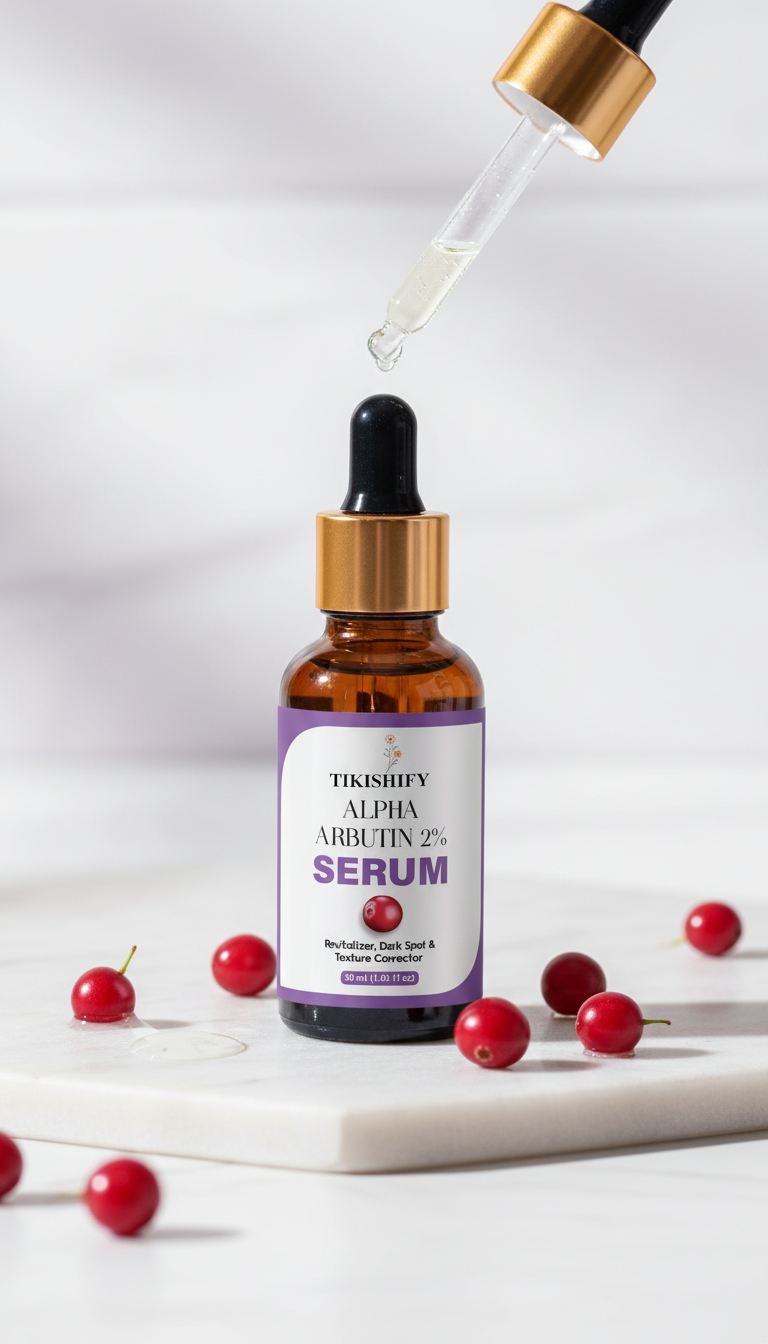 Alpha Arbutin 2% Serum, Revitalizer, Dark Spot & Texture Corrector, 30ml