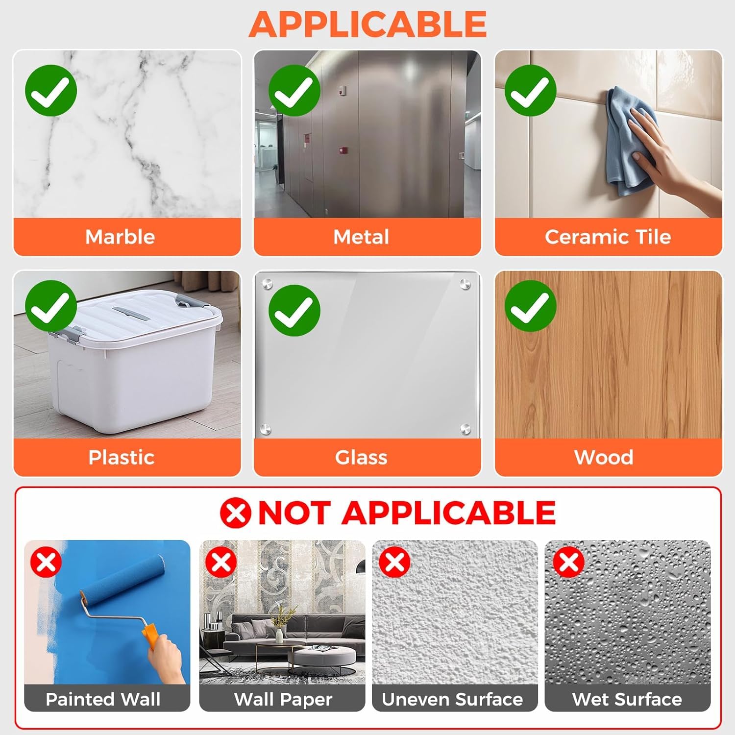 Multipurpose Double Sided Tape Heavy Duty - Adhesive Silicone Tape, Heat Resistant, Multi-Functional, Removable, Washable, Reusable Anti-Slip Gel Nano Grip Tape- 3 Meter