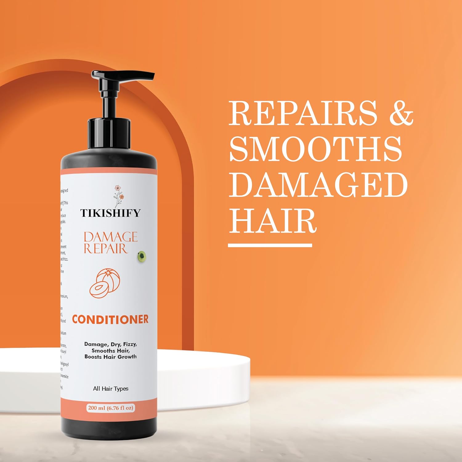 Conditioner, Nourishing, Repairing, Smoothening, Softening, All Hair Types, 200 ml (Damage Repair Conditioner)