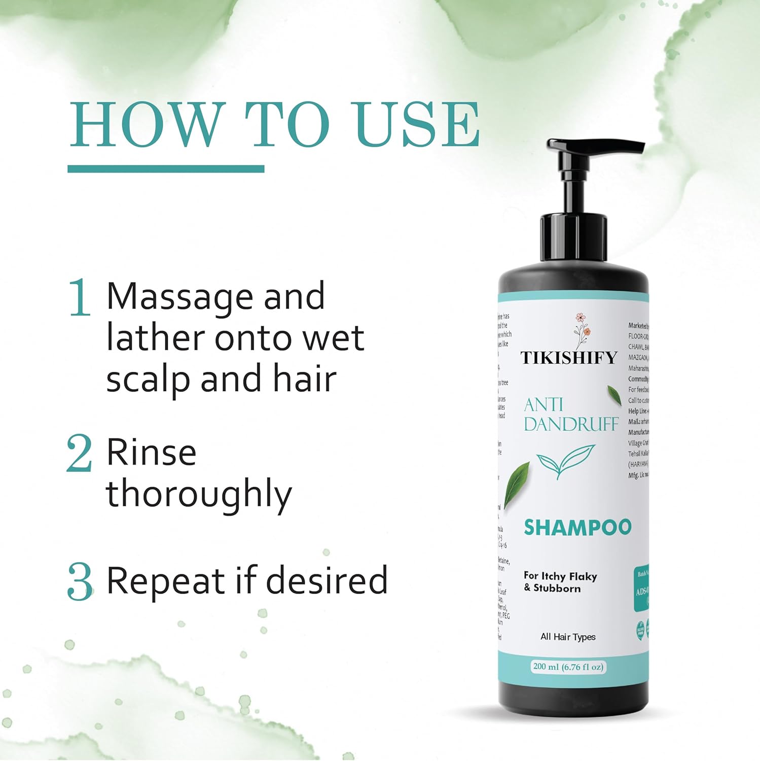 7 in 1 Repair Shampoo for All Hair Types, Damage Repair, Nourishing, Smoothening, Softening, 200 ml (Anti dandruff shampoo)