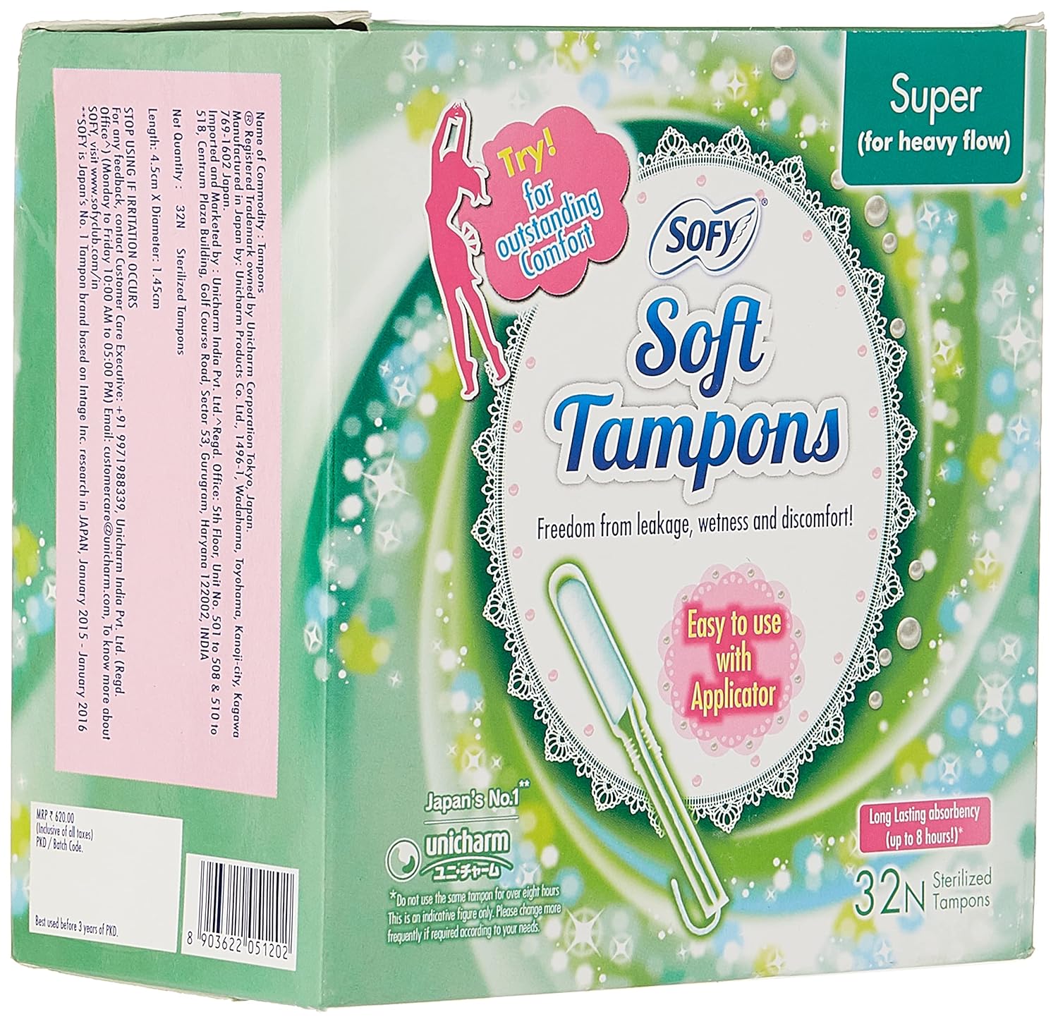 Sofy Soft Tampons - 34 Pieces (Regular)
