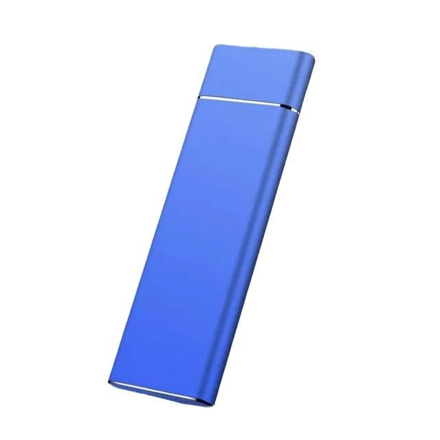 Portable SSD External Solid State Drive Mobile Solid Slim Storage Drive with USB 3.1 Type C for PC, Laptop and Mac Blue 10TB