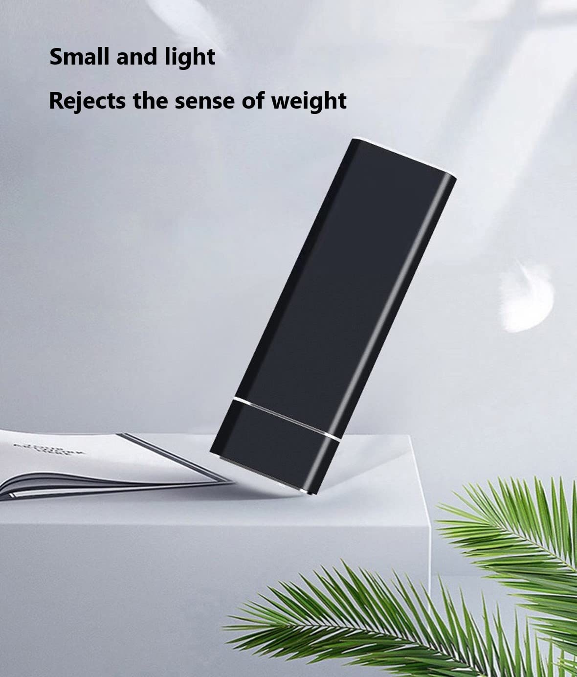 Portable SSD External Solid State Drive Mobile Solid Slim Storage Drive with USB 3.1 Type C for PC, Laptop and Mac Blue 10TB